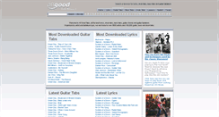 Desktop Screenshot of all-good-tabs.com