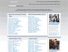 Tablet Screenshot of all-good-tabs.com